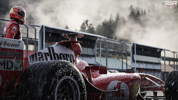Ferrari, race cars, racing, Michael Schumacher, 2004 (Year), HD wallpaper