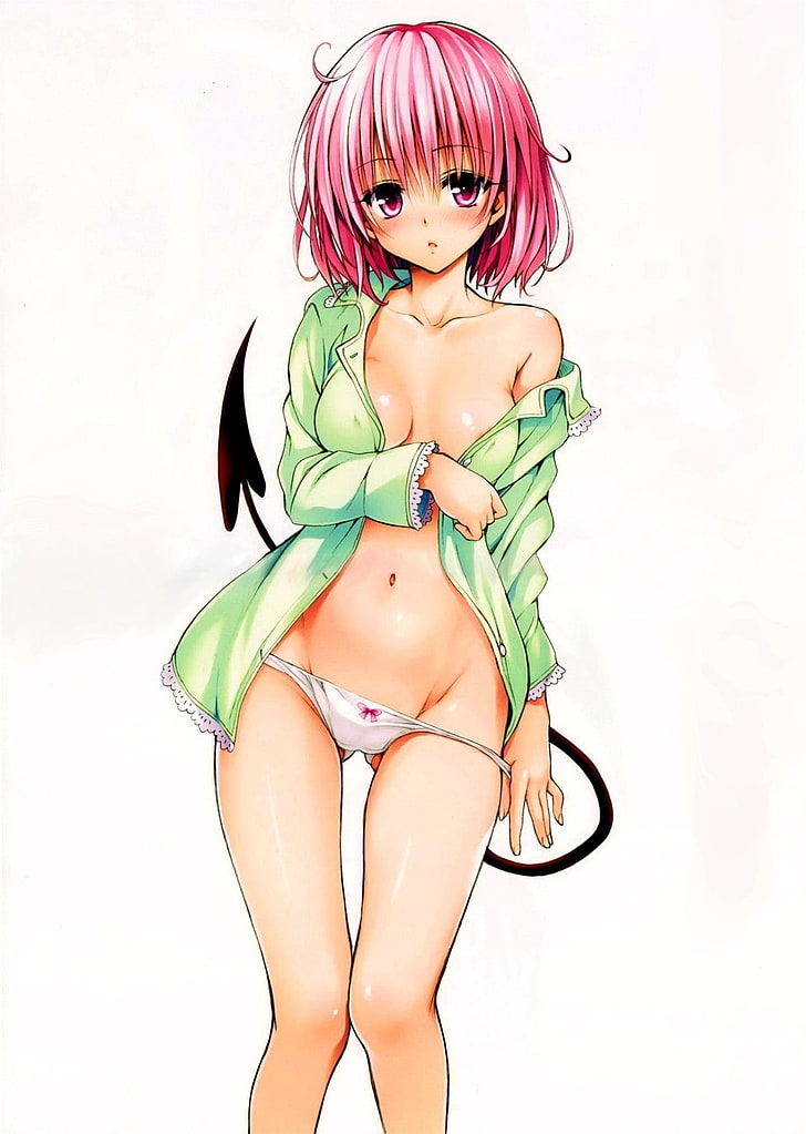 HD wallpaper: female anime character, To Love-ru, Momo Velia Deviluke, clot...