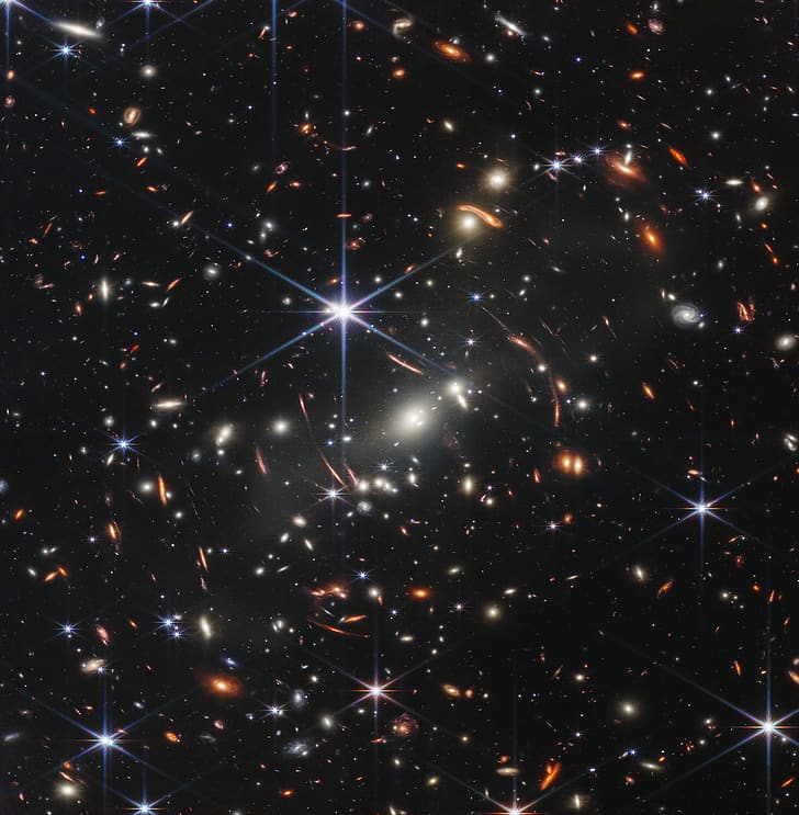Online crop | HD wallpaper: universe, space, galaxy, James Webb Space
