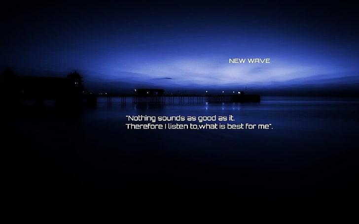 nothing sounds as good as it text, quote, artwork, communication, HD wallpaper