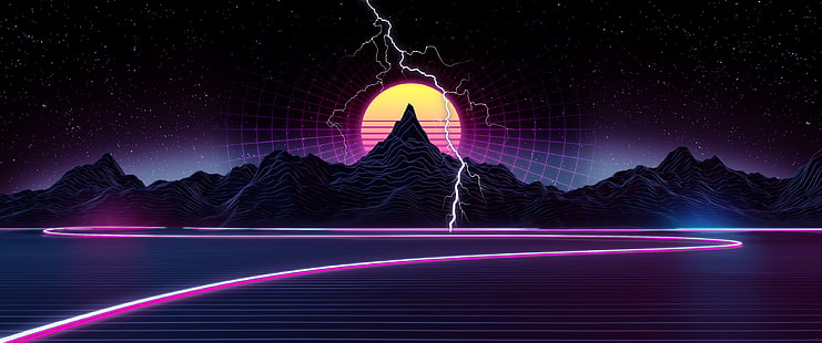 50 Retro Wave HD Wallpapers and Backgrounds