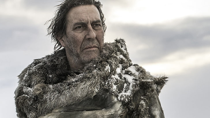 men's gray fleece coat, Game of Thrones, movie scenes, actor, HD wallpaper