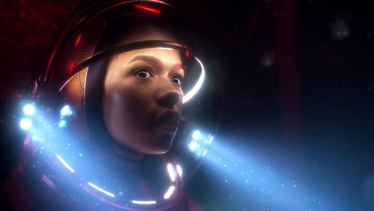Taylor Russell as Judy in Lost in Space 4K