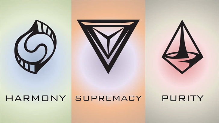 Harmony, Supremacy, and Purity logos, Civilization: Beyond Earth