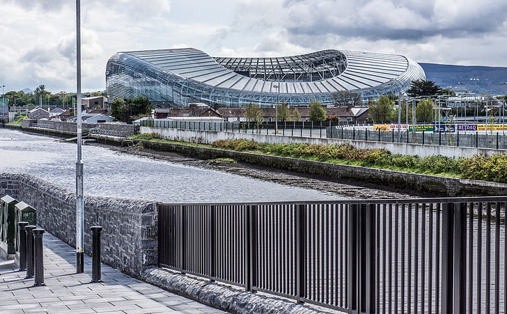 Aviva Stadium, Dublin, Europe, Ireland, Soccer, Street, Photography, HD wallpaper