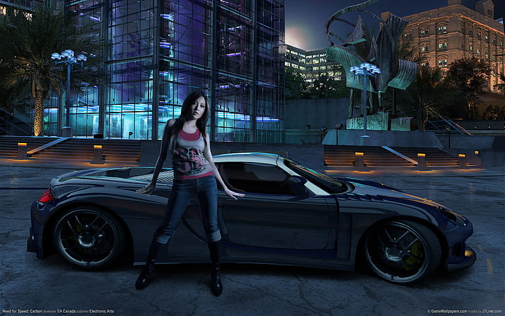 Need for speed carbon Girl, HD wallpaper