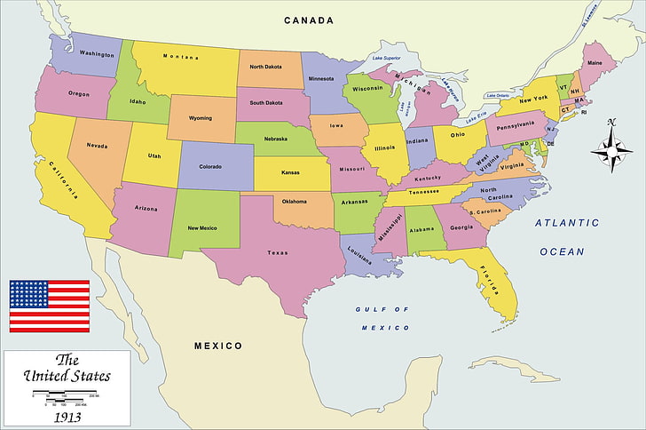 Misc, Map Of The Usa, United States Of America Map, Usa Map, HD wallpaper