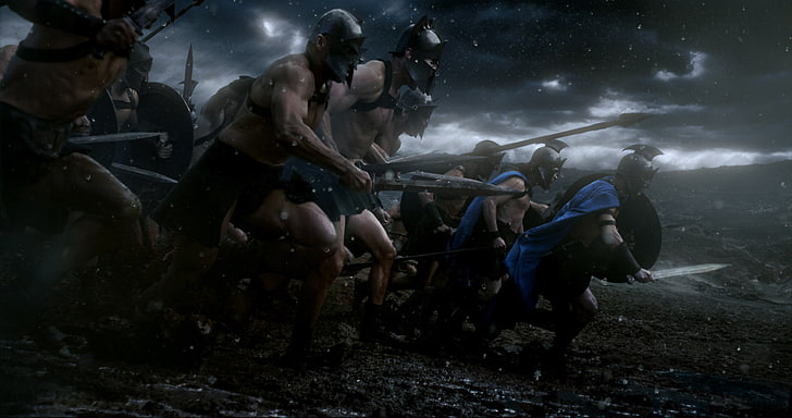 300: Rise of an Empire movie still screenshot, 300 Spartans, battle, HD wallpaper