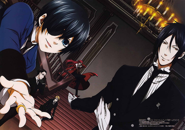 Black Butler, anime, music, arts culture and entertainment, HD wallpaper