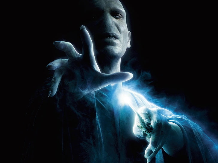 Lord Voldemort, light, darkness, wand, magic, Potter, Flounce, HD wallpaper