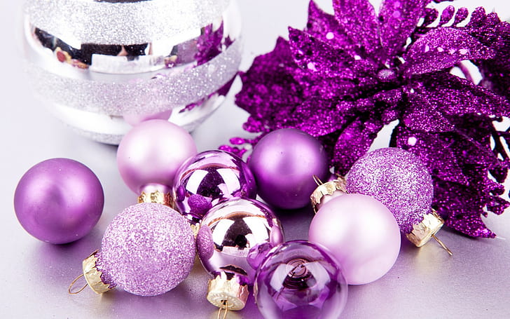 Christmas Balls decoration toys, New Year, winter, Holidays, decorations, HD wallpaper