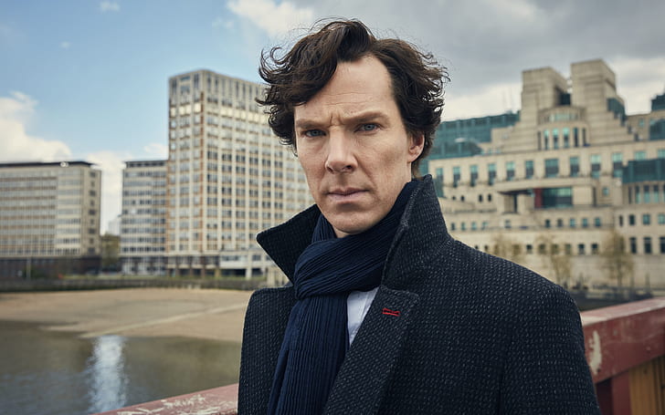 the series, Sherlock Holmes, BBC, Benedict Cumberbatch, British film and television actor, HD wallpaper