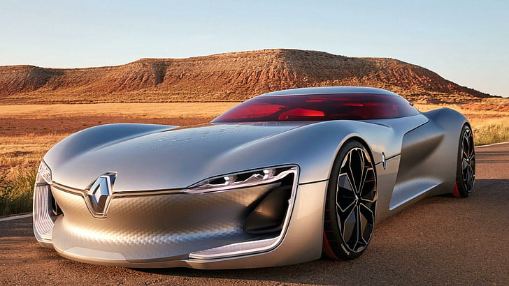 renault, extreme, desert, amazing, trezor, dream car, HD wallpaper