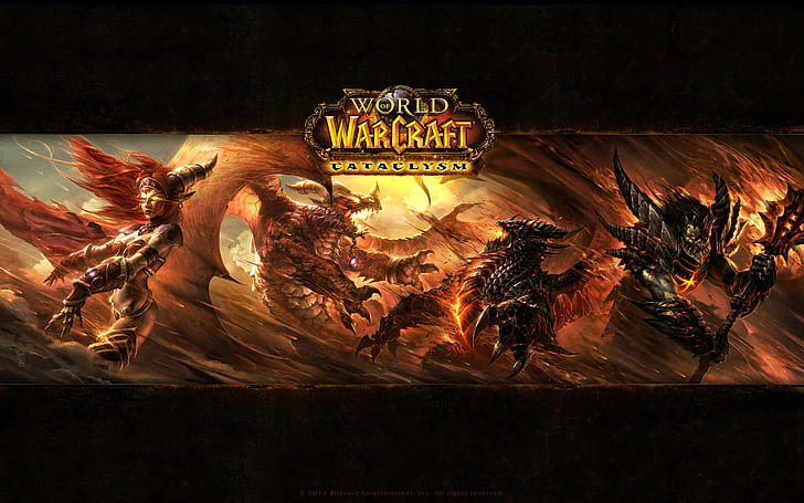 World of Warcraft WOW Cataclysm HD, video games, HD wallpaper