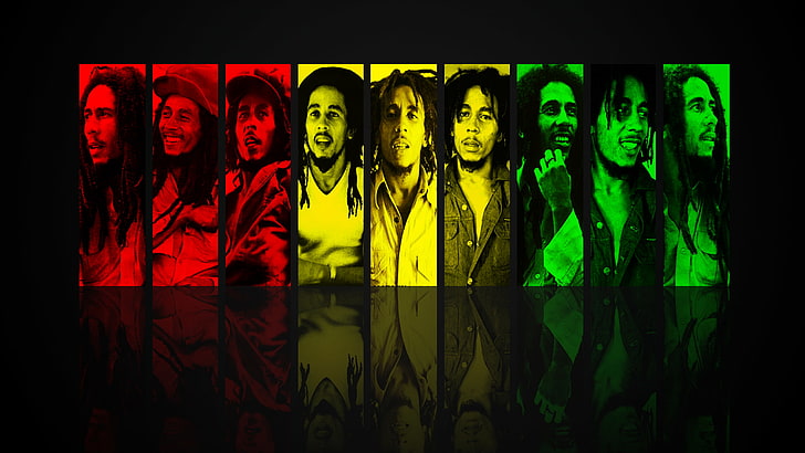 HD wallpaper: Bob Marley, Robert Nesta Marley Booker, singer, collage, men  | Wallpaper Flare