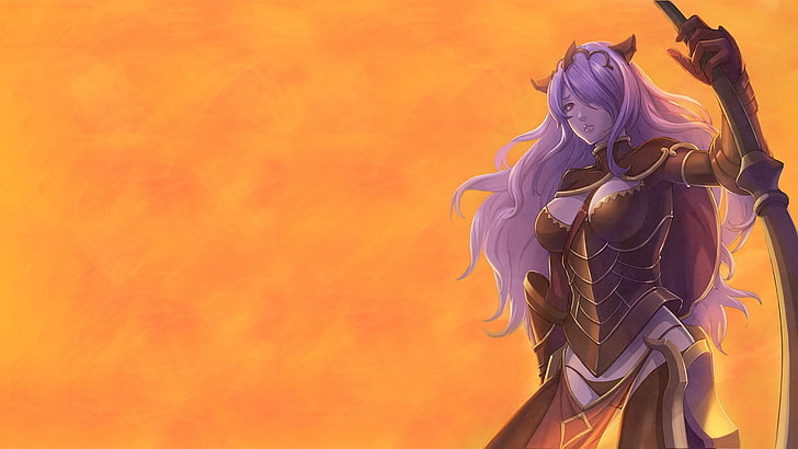 Fire Emblem, Camilla (Fire Emblem), purple hair, women, adult