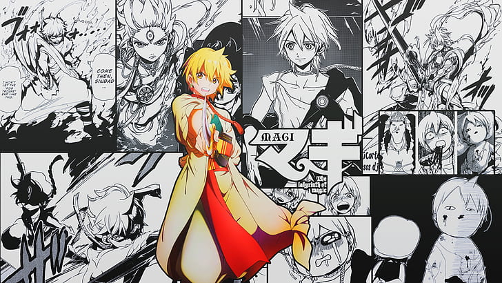 Anime, Magi: The Labyrinth Of Magic, Alibaba Saluja, HD wallpaper
