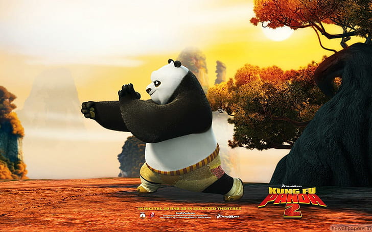 Po in Kung Fu Panda 2, HD wallpaper