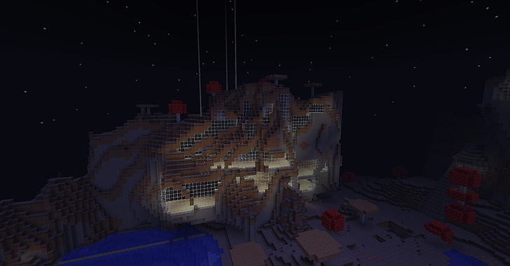 Minecraft, architecture, city, building exterior, built structure, HD wallpaper