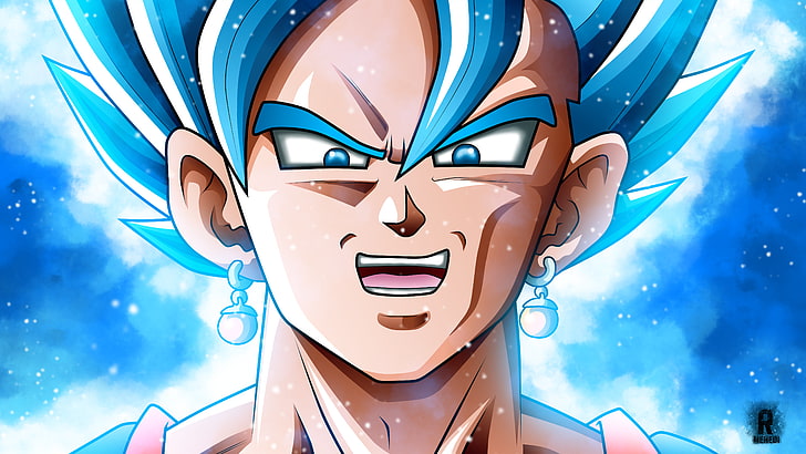  Fondo de pantalla HD Son Goku Super Saiyan dios ilustración, Dragon Ball Super, Super Saiyajin Blue
