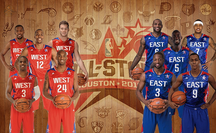 All-Star Houston 2011 wallpaper, Basketball, NBA, LeBron James, HD wallpaper