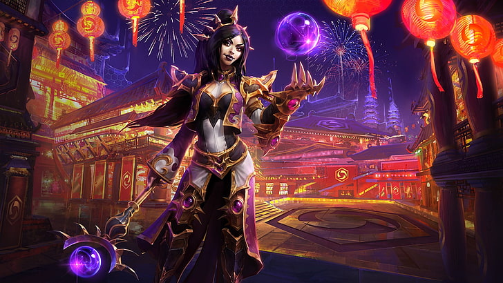Li-Ming, Blizzard Entertainment, heroes of the storm, illuminated, HD wallpaper