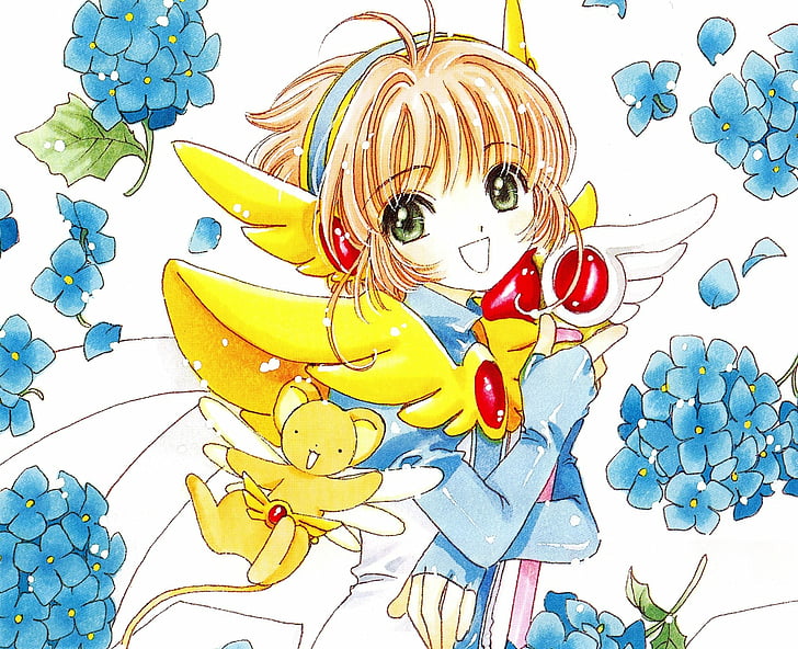 Anime, Cardcaptor Sakura, Keroberos (Card Captor Sakura), Sakura Kinomoto, HD wallpaper
