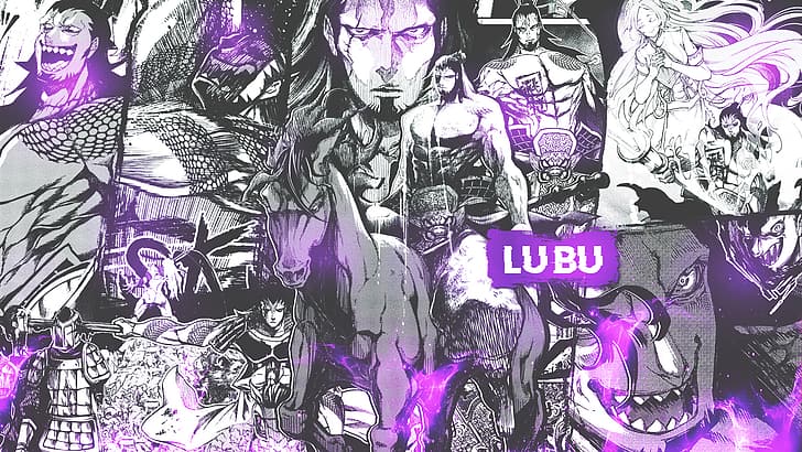 HD wallpaper: manga, collage, muscles, Shuumatsu no Valkyrie, Lu bu Housen  | Wallpaper Flare