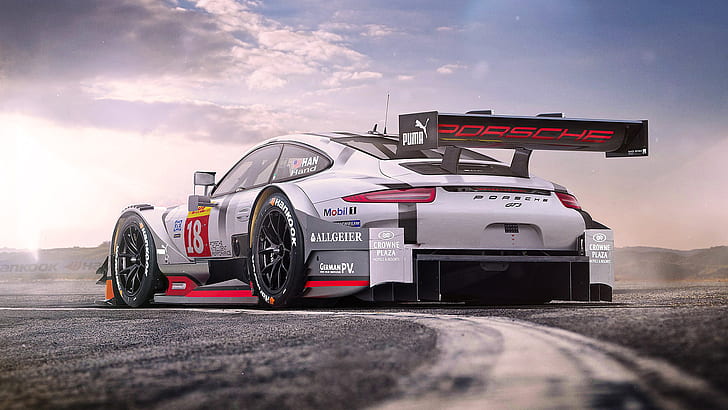 Race, Porsche, HD wallpaper