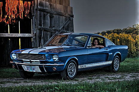 Hd Wallpaper 1966 Ford Mustang Shelby Gt350 Muscle Car Blue Ford Mustang Wallpaper Flare