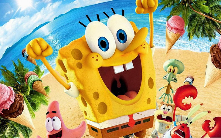 Spongebob squarepants 1080P, 2K, 4K, 5K