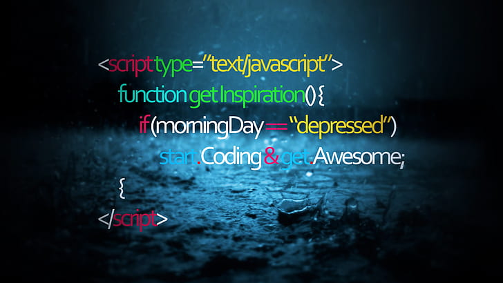 HD wallpaper: programming, programmers, programming language, rain, blue |  Wallpaper Flare