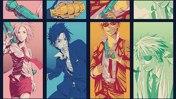 male anime character collage wallpaper, Naruto Shippuuden, Hatake Kakashi