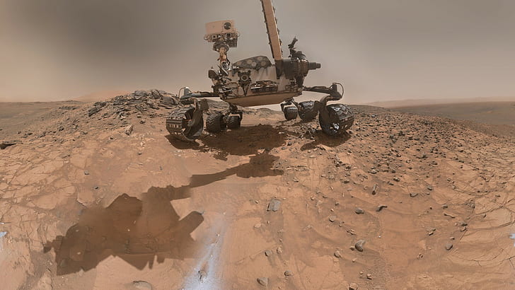 Curiosity, Mars, Rover, Self Portraits, Selfies, HD wallpaper