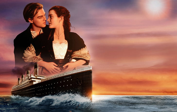 HD wallpaper: Leonardo DiCaprio, Kate Winslet, 4K, Titanic | Wallpaper Flare