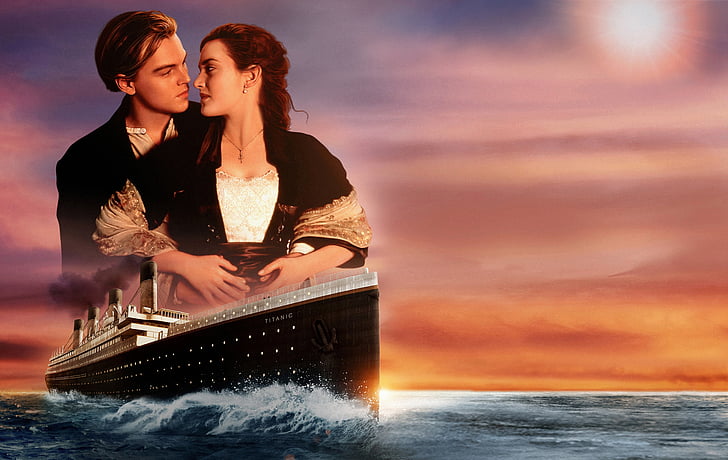 HD wallpaper: Jack and Rose Titanic Movie scene, Leonardo DiCaprio, Kate  Winslet | Wallpaper Flare