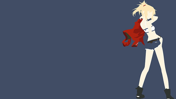 Fate Series, Fate/Apocrypha, Minimalist, Mordred (Fate/Apocrypha), HD wallpaper