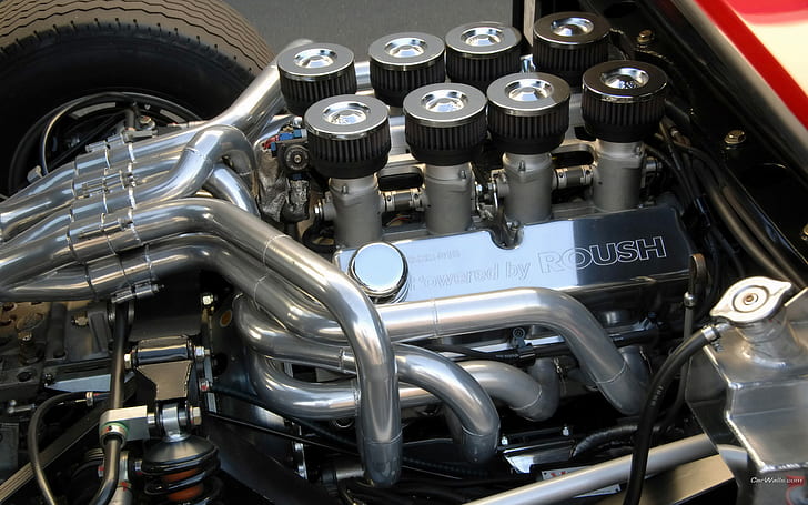 Ford GT40 Race Car Engine V-8 HD, cars