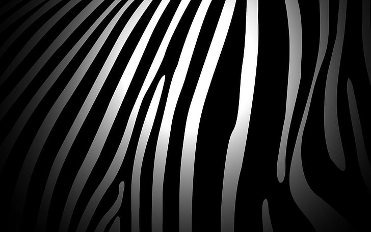 white and black zebra print, zebras, pattern, backgrounds, striped, HD wallpaper