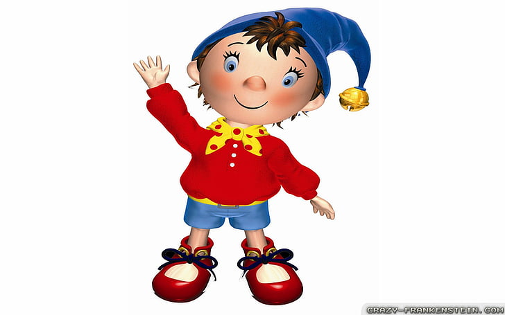TV Show, Noddy, child, childhood, smiling, women, females, one person, HD wallpaper
