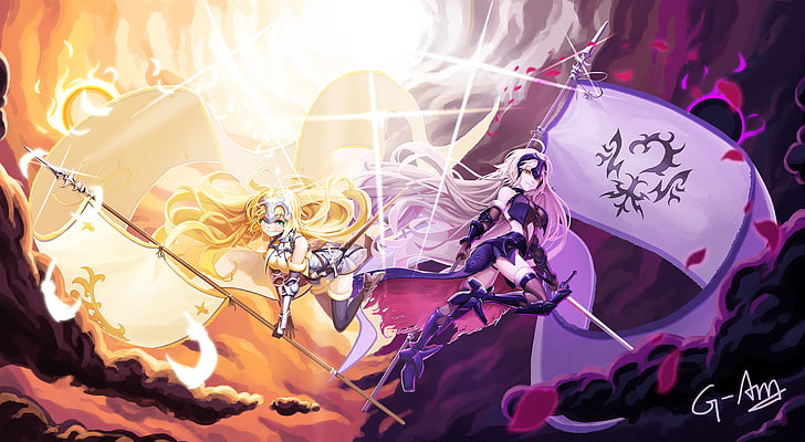 Fate/Grand Order, Fate Series, Ruler (Fate/Apocrypha), Avenger (Fate/Grand Order), HD wallpaper