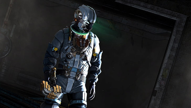 Dead Space 3, video games, occupation, front view, helmet, real people, HD wallpaper