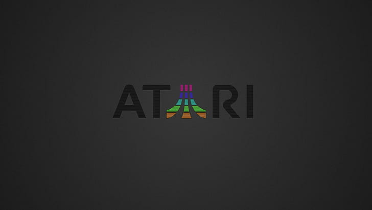 retro games, logo, Atari, HD wallpaper