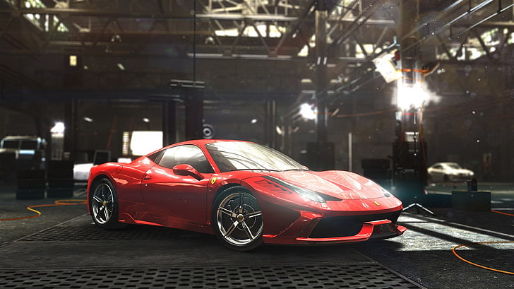 Ferrari 458 Speciale, The Crew, Ubisoft, video games, car, mode of transportation, HD wallpaper