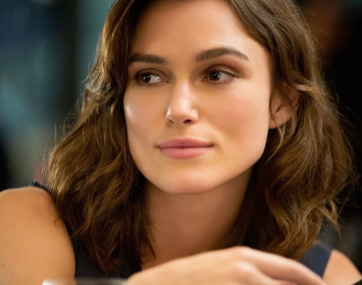 Actresses, Keira Knightley, Brown Eyes, Brunette, Face