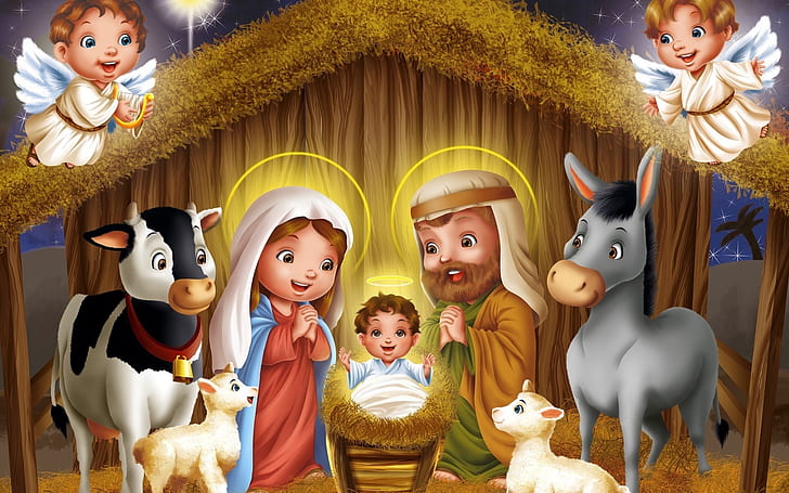 Story Birth of Jesus Christ, god, HD wallpaper