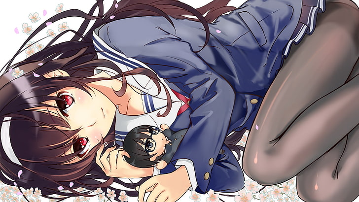 anime, Saenai Heroine no Sodatekata, Kasumigaoka Utaha, school uniform, HD wallpaper