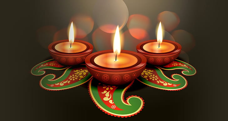 Religious, Diwali, Candle