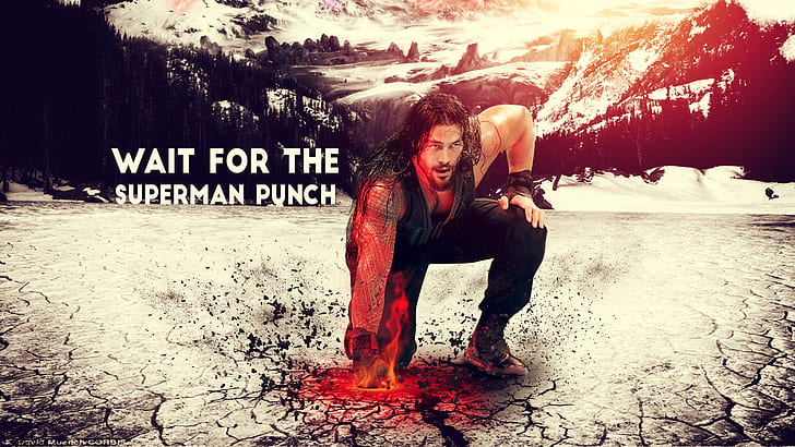 Roman Reigns - Super Man Punch, HD wallpaper
