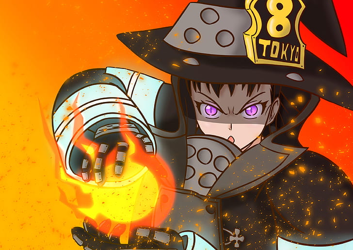 540x960px | free download | HD wallpaper: Anime, Fire Force, Maki Oze |  Wallpaper Flare